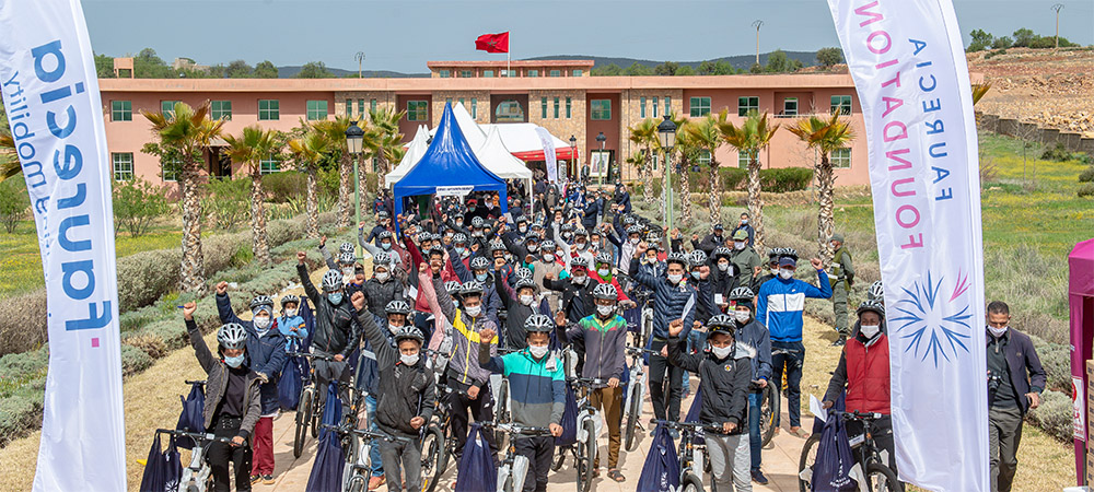 ‘Bike to School’ in Morocco with the Faurecia Foundation