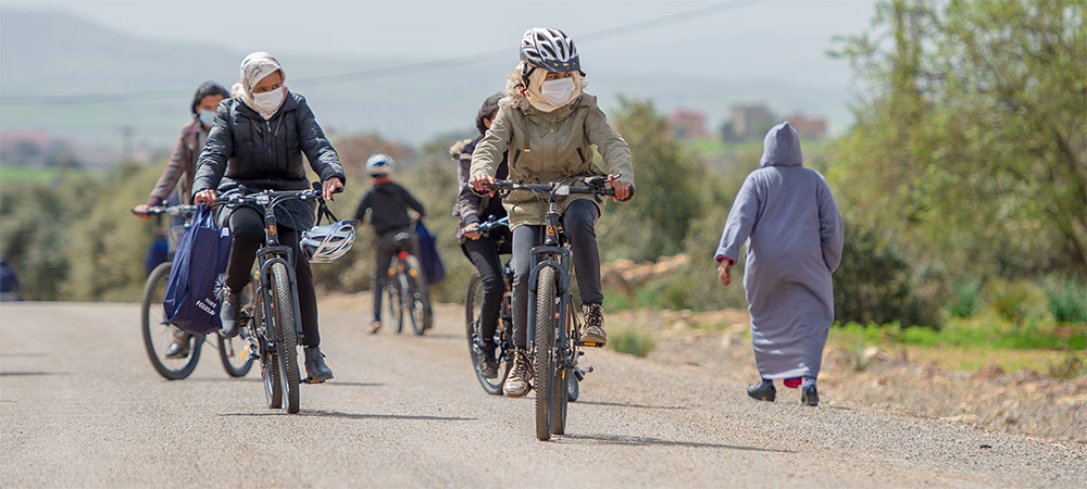 ‘Bike to School’ in Morocco with the Faurecia Foundation