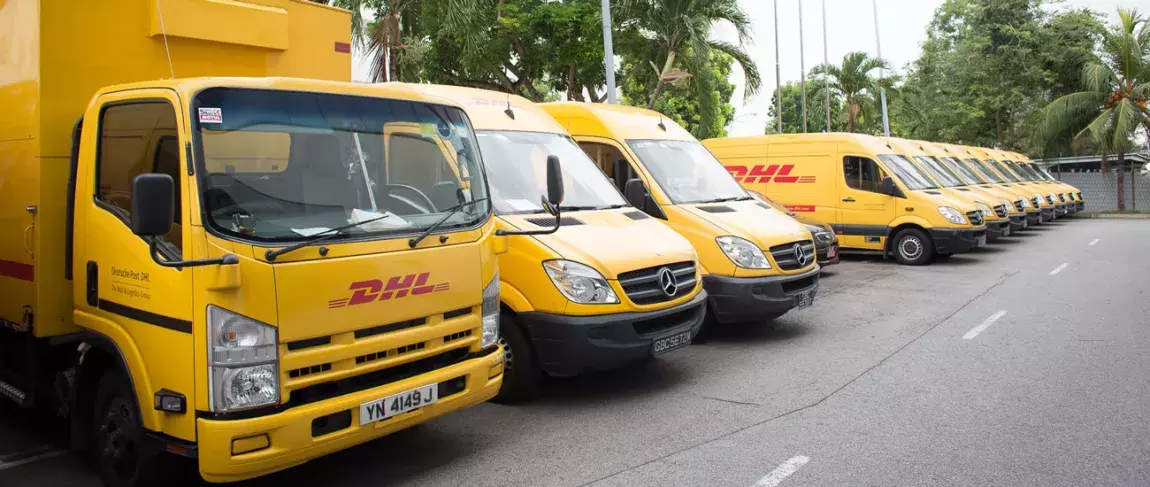 DHL véhicules utilitaires
